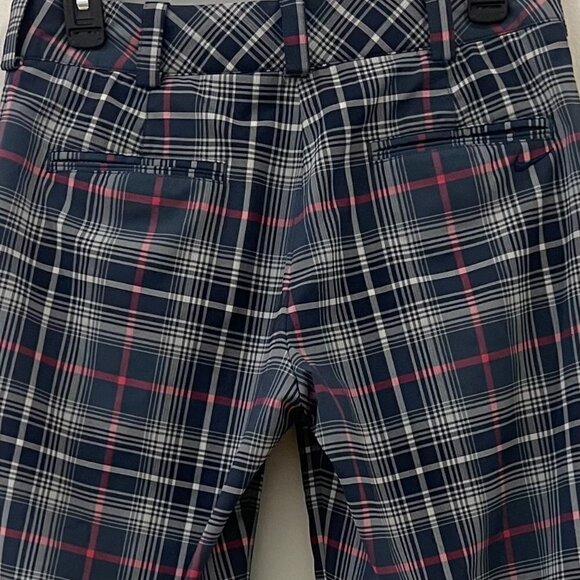 Nike Golf Tour Performance DRI-FIT Plaid Pants Size 4 Navy Pink White - Picture 5 of 9